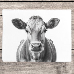 Cow Portrait   Tissue Paper