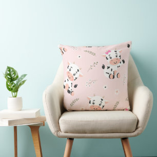 Cow Power 20x20 Throw Pillow