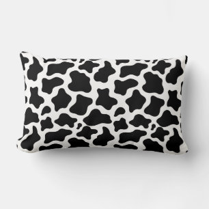 Cow Print Accent Pillow