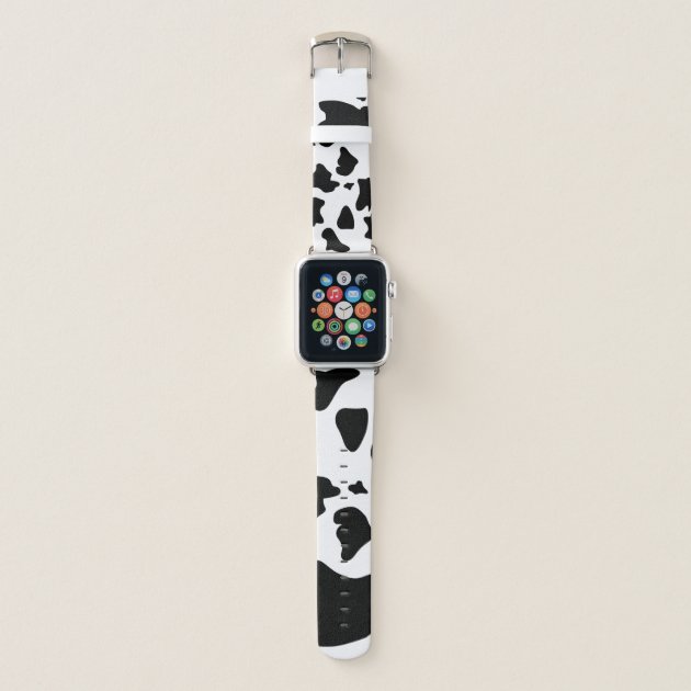 Cow print watch online band