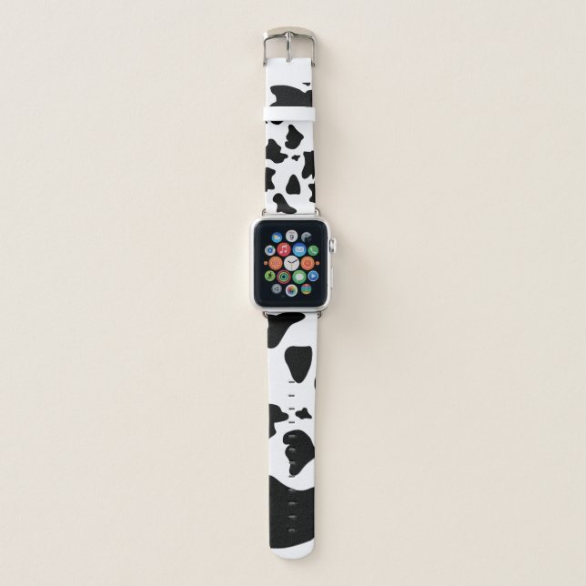 Cow Print Apple Watch Band (Front)