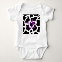 Cow Print Baby Baby Bodysuit