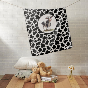 Cow Print  Baby Blanket