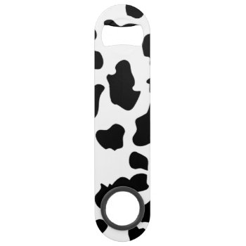 Cow Print Bar Key by KraftyKays at Zazzle