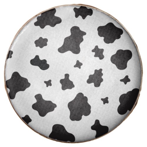 Cow Print Black and White Chocolate Covered Oreo