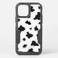 Cow Print Black and White