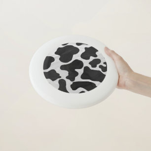 Cow print Black Spots on White Wham-O Frisbee