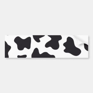 Cow Print Bumper Sticker