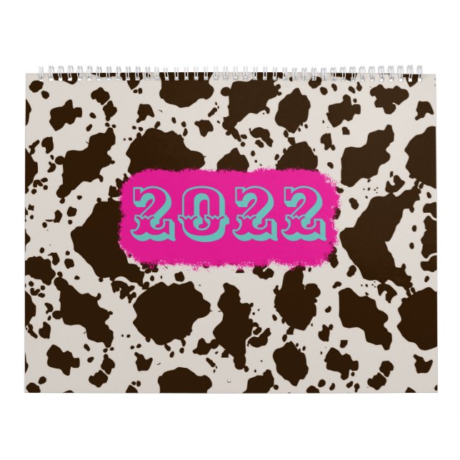 Cow Print  Calendar (Cover)