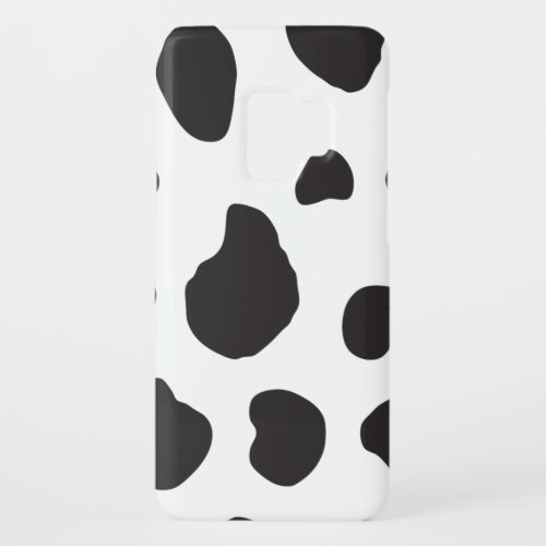 Cow Print Cow Pattern Cow Spots Black And White Case_Mate Samsung Galaxy S9 Case