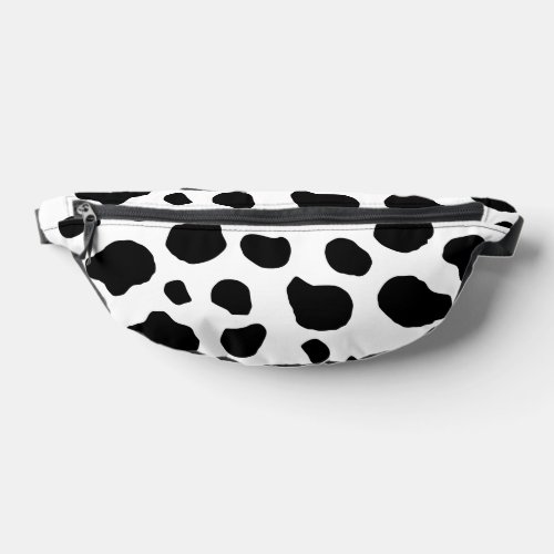 Cow Print Cow Pattern Cow Spots Black And White Fanny Pack