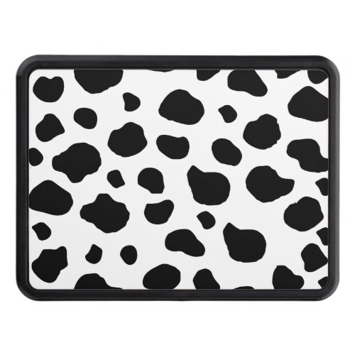 Cow Print Cow Pattern Cow Spots Black And White Hitch Cover