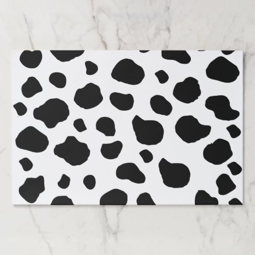 Cow Print Cow Pattern Cow Spots Black And White Paper Pad