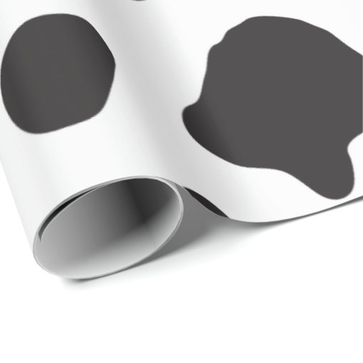 Cow Print, Cow Pattern, Cow Spots, Black And White Wrapping Paper | Zazzle