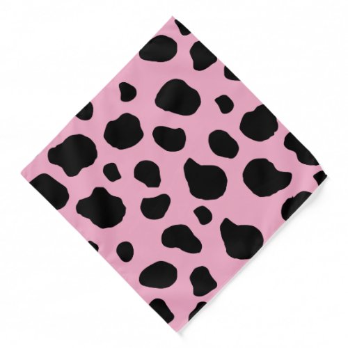 Cow Print Cow Pattern Cow Spots Pink Cow Bandana