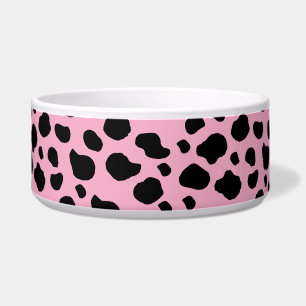 Cow Print, Cow Pattern, Cow Spots, Pink Cow Bowl