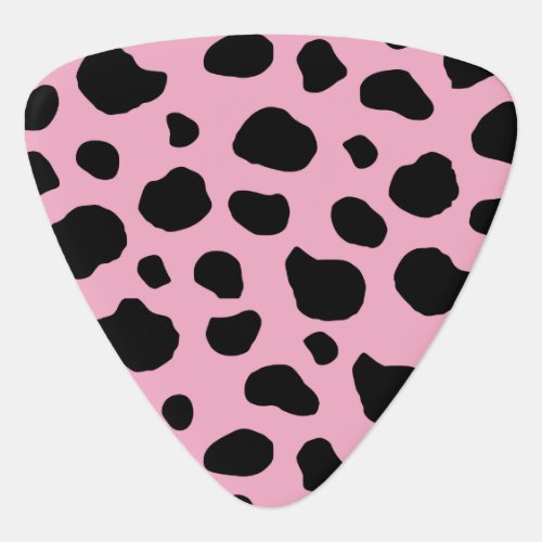 Cow Print Cow Pattern Cow Spots Pink Cow Guitar Pick