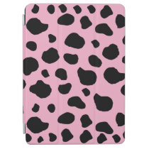 Cow Print, Cow Pattern, Cow Spots, Pink Cow iPad Air Cover
