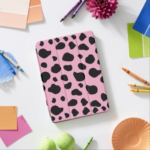 Cow Print Cow Pattern Cow Spots Pink Cow iPad Air Cover