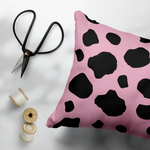 Cow Print Cow Pattern Cow Spots Pink Cow Pet Bed