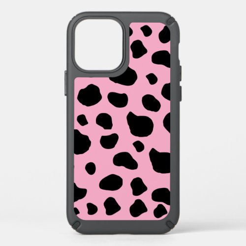 Cow Print Cow Pattern Cow Spots Pink Cow Speck iPhone 12 Case