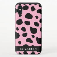 Cow Print, Cow Spots, Pink Cow, Your Name