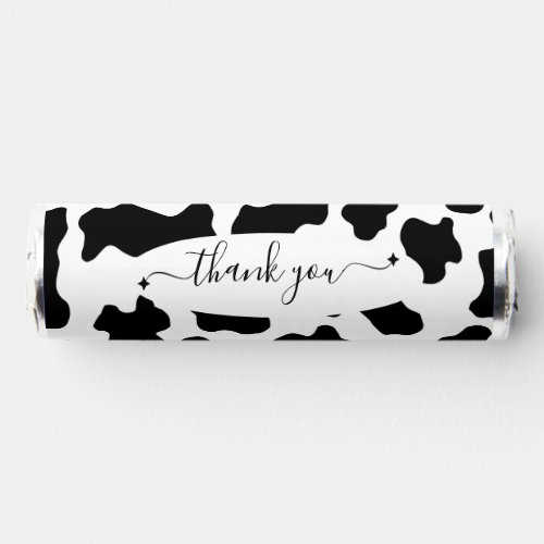 Cow Print Cowgirl Country Party Thank You Favor