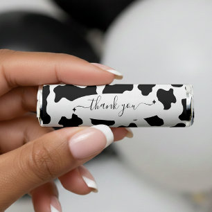 Cow Print Cowgirl Country Party Thank You Favor