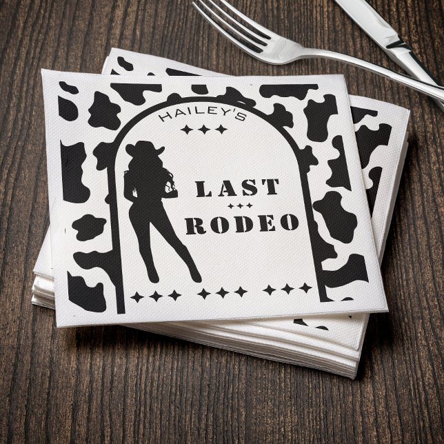 Cow Print Cowgirl Wedding Bachelorette Party Napkins (Cow Print Cowgirl Wedding Bachelorette Party Napkins
)