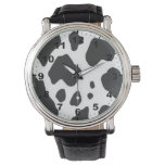&quot;cow Print&quot; Design Wrist Watch at Zazzle