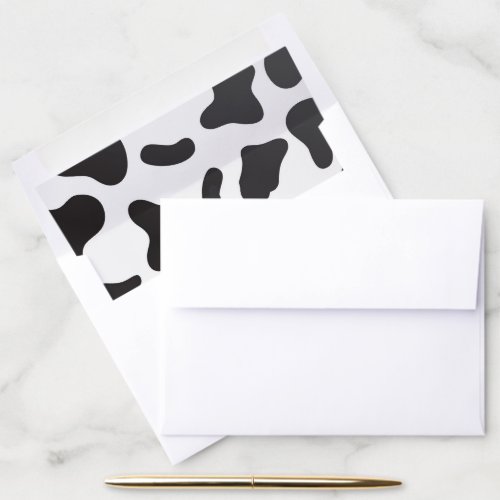 Cow Print Envelope Liner