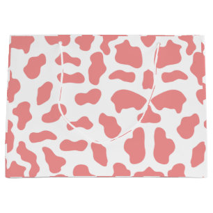 Cow print gift bags