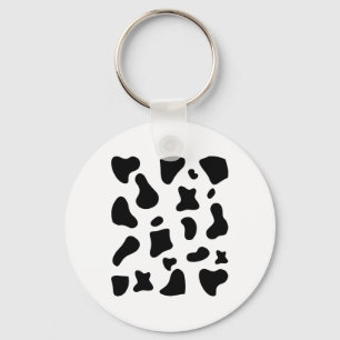 Cow Print Halloween Costume Cow Animal Keychain