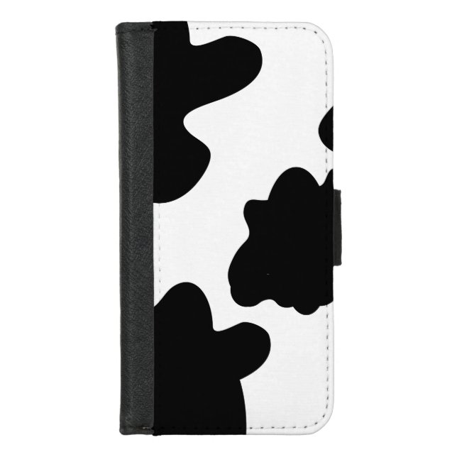 Cow Print iPhone Wallet Case (Front)