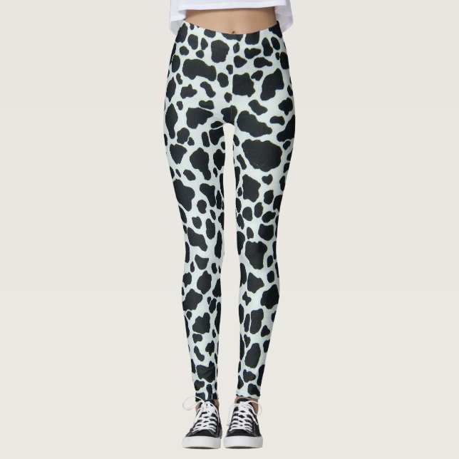 Cow print leggings (Front)