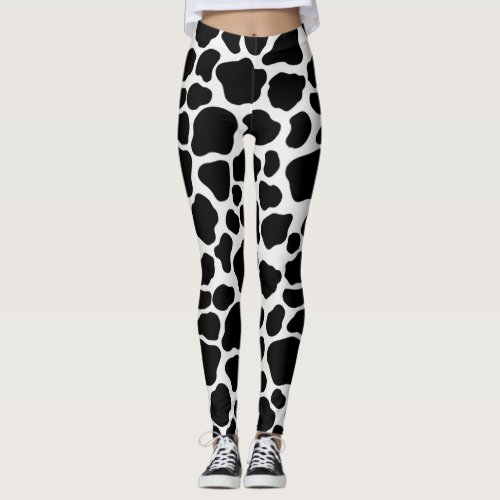 Cow Print Leggings  Yoga Pants