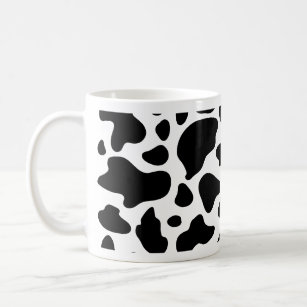 Cow Print Mug Black And White Cow Pattern 
