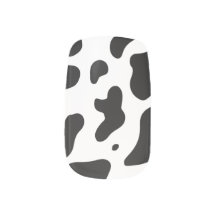 Cow Print Nail Stickers