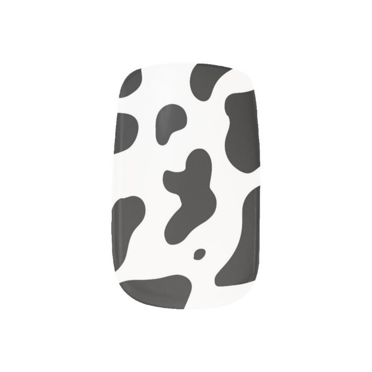 Cow Print Nail Stickers Zazzle cow-print-nail-stickers-zazzle