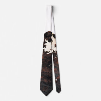 cow print neck tie