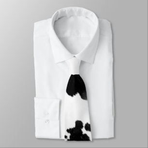 cow print neck tie