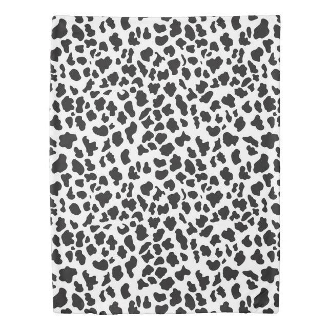 Cow Print Pattern Duvet Cover (Front)