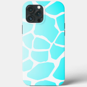 Cow Print Pattern in Sky Blue Color iPhone 13 Pro Max Case