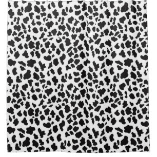 Cow Print Pattern Shower Curtain