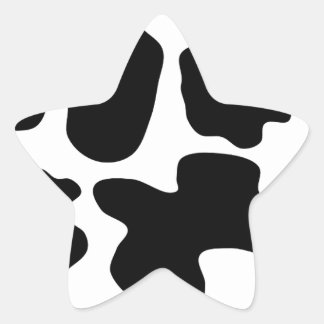 Black And White Cow Pattern Stickers | Zazzle