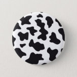 Cow Print Pinback Button at Zazzle