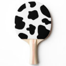 Cow print ping pong paddle for table tennis Cow print ping pong paddle for table tennis