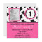 Cow Print Pink Girls Birthday Invite ANY AGE