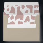 Cow Print Pink Southern Rodeo Envelope<br><div class="desc">Saddle up! This modern cowgirl design is for the wild west lover in all of us. This design features modern neutral colors and dusty rose, including cow print, that are fully customizable - update the colors of the elements and text throughout this fun and southern-chic design. If you're looking for...</div>