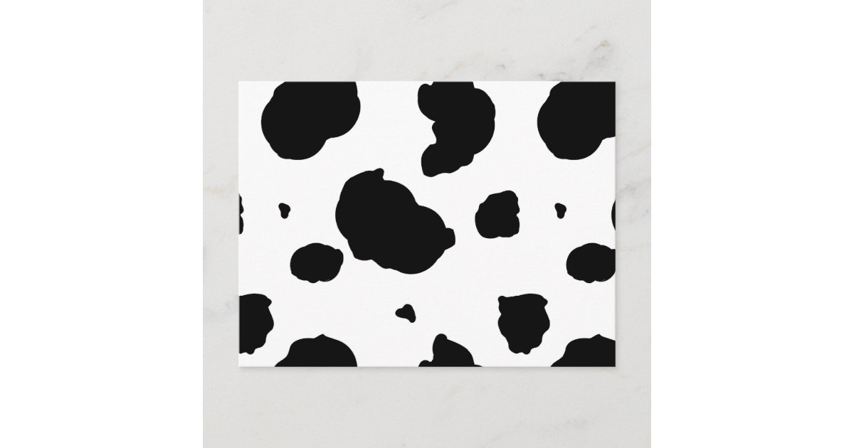 Cow Print Postcard | Zazzle